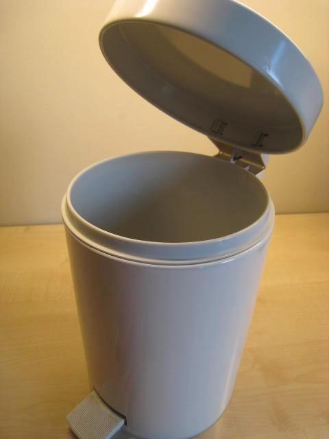 Vuilbak, pedaalemmer, Brabantia Pedalette, 3L, wit, nieuw!, Huis en Inrichting, Woonaccessoires | Prullenbakken, Nieuw, Kunststof