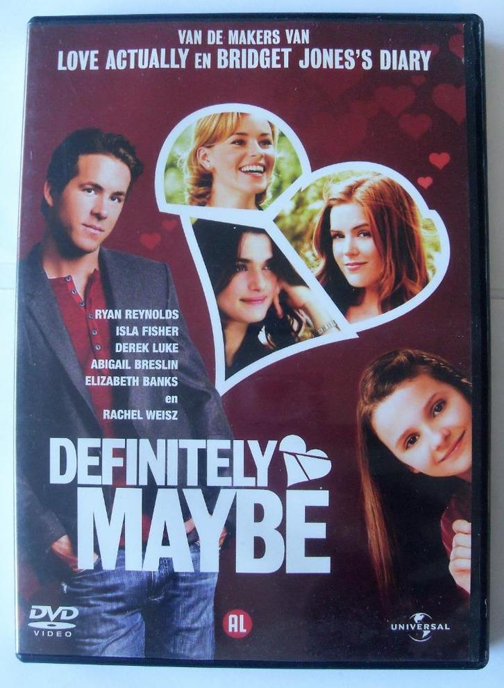 Definitely maybe (originele dvd) Ryan Reynolds, Cd's en Dvd's, Dvd's | Komedie, Gebruikt, Romantische komedie, Alle leeftijden