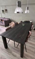 Eetafel + stoelen, Huis en Inrichting, Ophalen, Gebruikt, 200 cm of meer, 50 tot 100 cm