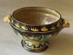 19de eeuwse majolica kom design met fruit/groenten gemerkt, Verzenden