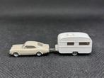 Wiking 0922 - Opel Rekord met caravan (14631), Hobby en Vrije tijd, Modeltreinen | N-Spoor, Overige merken, Gebruikt, Gelijkstroom