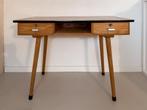 Vintage retro bureau, Huis en Inrichting, Bureaus, Ophalen, Zo goed als nieuw