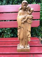 Houten Mariabeeld, Ophalen of Verzenden, Zo goed als nieuw, Beeld(je)