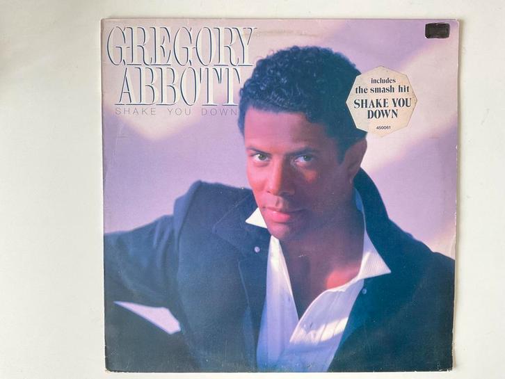 Gregory Abbott – Shake You Down Lp soul, Cd's en Dvd's, Vinyl | R&B en Soul, Gebruikt, Soul of Nu Soul, 1980 tot 2000, 12 inch