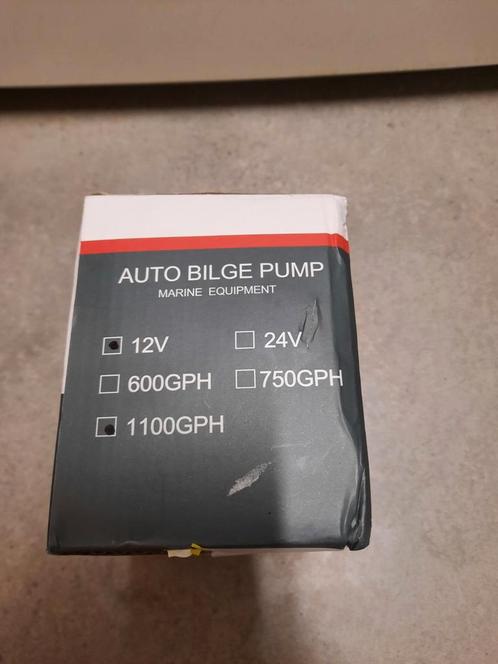 Auto Bilgepomp lenspomp met vlotter bilgewater, Watersport en Boten, Bootonderdelen, Nieuw, Motor en Techniek, Zeilboot of Motorboot