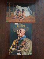 2 Scouting Ansichtkaarten Baden-Powell, Verzamelen, Ophalen of Verzenden