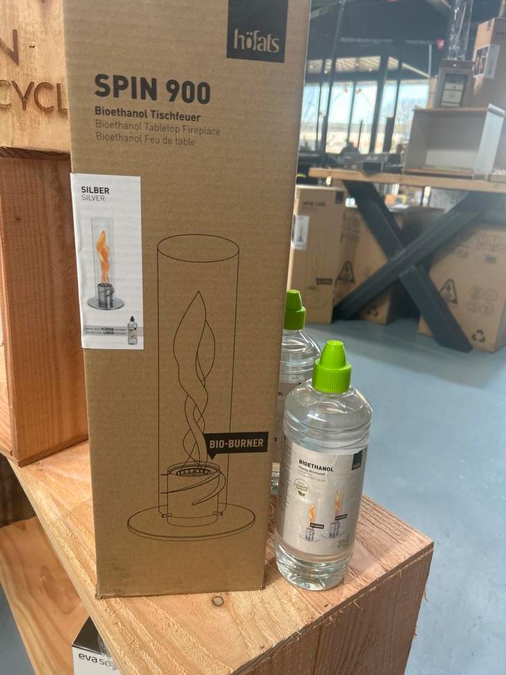 Höfats Spin 900 Bio-ethanol Tafelhaard - Nieuw!, Huis en Inrichting, Haarden, Nieuw, Gelhaard, Ophalen of Verzenden