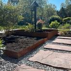 AANBIEDING! Borderrand - Cortenstaal - Kantopsluiting, Overige materialen, Biels, Nieuw, Ophalen of Verzenden