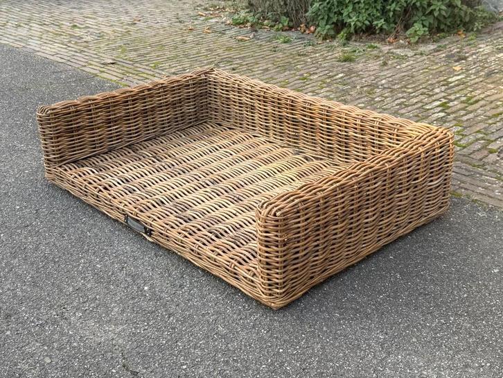 Happy House riet hondenmand XL 120 x 80 cm, Dieren en Toebehoren, Hondenmanden, Gebruikt, Riet, Ophalen