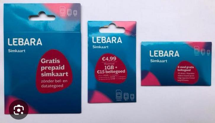 Lebara simkaarten gezocht | Grote partijen, Telecommunicatie, Prepaidkaarten en Simkaarten, Zo goed als nieuw, Overige providers