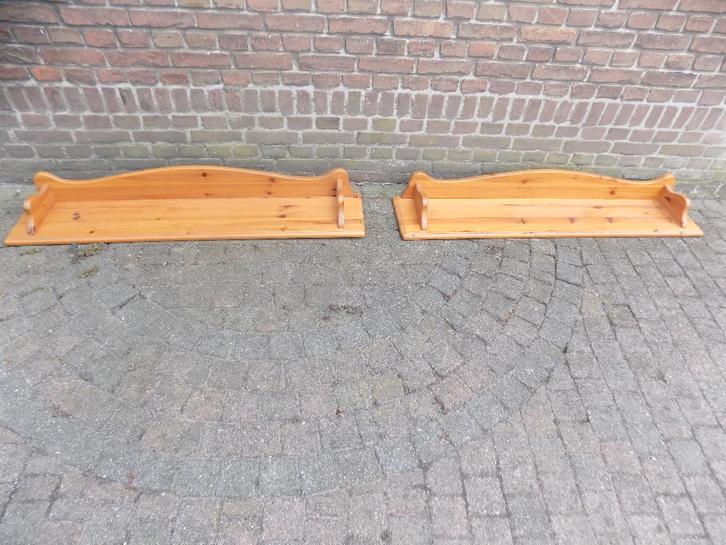 Grenen houten wandschappen groot diep set keuken kamer gang, Huis en Inrichting, Woonaccessoires | Overige, Gebruikt, Ophalen