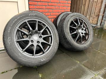 Porsche Panamera 18 inch velgen breedset met winterbanden  beschikbaar voor biedingen