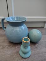 Decoratie, Huis en Inrichting, Woonaccessoires | Vazen, Ophalen, Blauw, Minder dan 50 cm, Glas