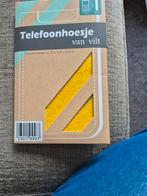Telefoonhoesje van vilt - Geel, Ophalen of Verzenden, Nieuw, Hoesje of Tasje