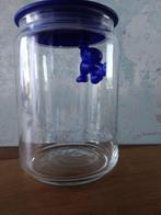 Alessi voorraad pot, Gianni blauw, Ophalen of Verzenden, Zo goed als nieuw, Glas, Pot, Bus of Blik