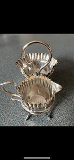 Verzilverd roomstel WMF, Antiek en Kunst, Antiek | Goud en Zilver, Ophalen of Verzenden