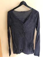 NIEUWE blauwe longsleeve Humanoid cold dye mt S, Ophalen, Humanoid, Blauw, Nieuw