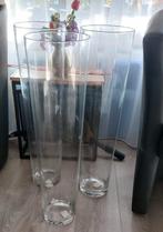 3 grote vazen 70/19/14, Ophalen, Nieuw, Glas, 50 tot 75 cm