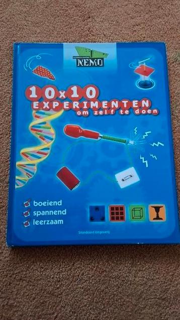 Nemo 10x10 experimenten, superleuk proefjes boek! beschikbaar voor biedingen