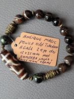 393 edelsteen armband met antique old Tibetan Agaat 2eye dzi, Ophalen of Verzenden