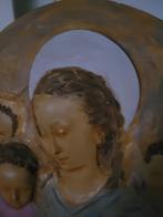 Grote betonnen wand decoratie Maria met engelen, Antiek en Kunst, Ophalen