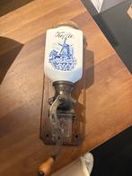 Antieke PeDe koffiemolen met Delfts blauw,, Ophalen