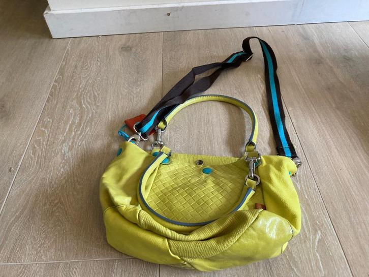 GABS handtas licht groen, Sieraden, Tassen en Uiterlijk, Tassen | Damestassen, Zo goed als nieuw, Handtas, Groen, Ophalen of Verzenden