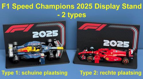 F1 Speed Champions 2025 Display Stand - 2 types, Kinderen en Baby's, Speelgoed | Bouwstenen, Nieuw, Overige merken, Ophalen of Verzenden