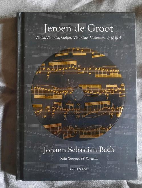 Bach Sonates & Partitas - Jeroen de Groot (2CD+DVD), Cd's en Dvd's, Cd's | Klassiek, Zo goed als nieuw, Kamermuziek, Barok, Boxset