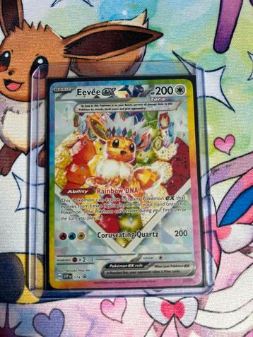 Eevee EX Promo 174 Prismatic Evolutions Pokemon Kaarten beschikbaar voor biedingen