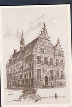 Naarden Stadhuis Getekend 1982 Kunst Marius Jansen Info op, Verzenden, 1980 tot heden, Ongelopen, Noord-Holland