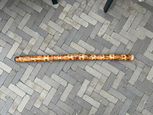 Bamboe Didgeridoo - Authentiek Instrument, Muziek en Instrumenten, Blaasinstrumenten | Didgeridoos, Zo goed als nieuw, Ophalen