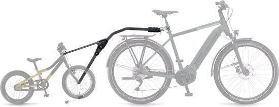 XLC TW-S03 Tandembar – Zwart, Fietsen en Brommers, Fietsaccessoires | Aanhangers en Karren, Zo goed als nieuw, Aanhangfiets, Ophalen of Verzenden