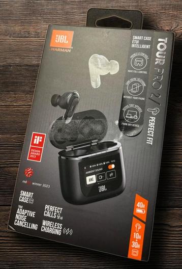 JBL Tour Pro 2 earbuds, zwart beschikbaar voor biedingen