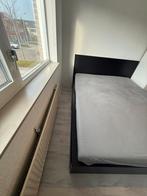 Ikea malm Modern bed met opberglades – 160200 cm – zwart, Zwart, Tweepersoons, Ophalen of Verzenden, 160 cm