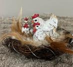 Nest met kippen, Diversen, Sfeervol by Claudia, Ophalen of Verzenden, Info@sfeervolbyclaudia.nl, Dalfsen