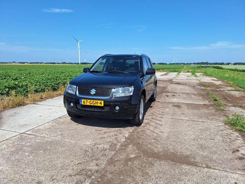 Suzuki Grand Vitara 4X4 2.0 5D 2008 Zwart Exclusive, Auto's, Suzuki, Particulier, Grand Vitara, 4x4, ABS, Airbags, Airconditioning