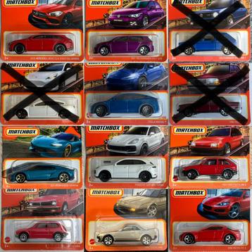 Matchbox Audi Porsche Mercedes VW Golf Mazda Tesla per stuk beschikbaar voor biedingen