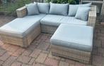 Central Park | Wicker Loungeset | Hoekbank, Tuin en Terras, Ophalen, Gebruikt, Kunststof, Bank