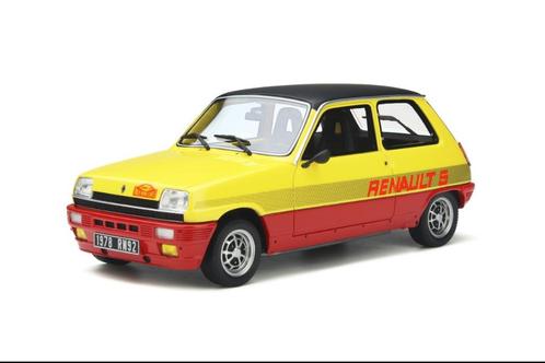 Renault 5 TS Monte Carlo Jean Ragnotti Geel OttoMobile OT891, Hobby en Vrije tijd, Modelauto's | 1:18, Nieuw, Auto, OttOMobile