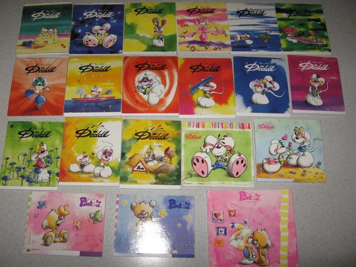 Diddl blaadjes van het blok * zakjes * tasjes * briefpapier, Verzamelen, Diddl, Zo goed als nieuw, Papier, Kaart of Schrift, Ophalen of Verzenden