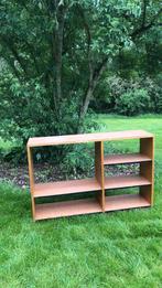 Vintage kastje / boekenkastje / hout / fineer, Huis en Inrichting, Kasten | Wandmeubels, Ophalen, Gebruikt, Minder dan 150 cm