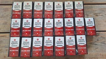 22x Douwe Egberts Melange Rood Koffie snelfiltermaling. beschikbaar voor biedingen