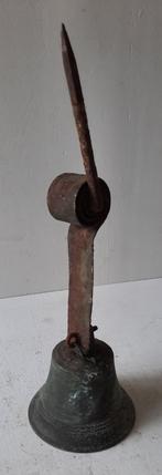 Antieke bronzen deurbel, Antiek en Kunst, Ophalen of Verzenden, Brons