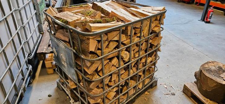 Haardhout 1,2 M3 gestapeld hout Eik, Beuk en Es, Tuin en Terras, Haardhout, Minder dan 3 m³, Ophalen