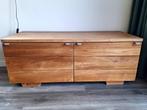 Tv meubel Teak, Huis en Inrichting, Kasten | Televisiemeubels, Ophalen, Gebruikt, 100 tot 150 cm, Teakhout