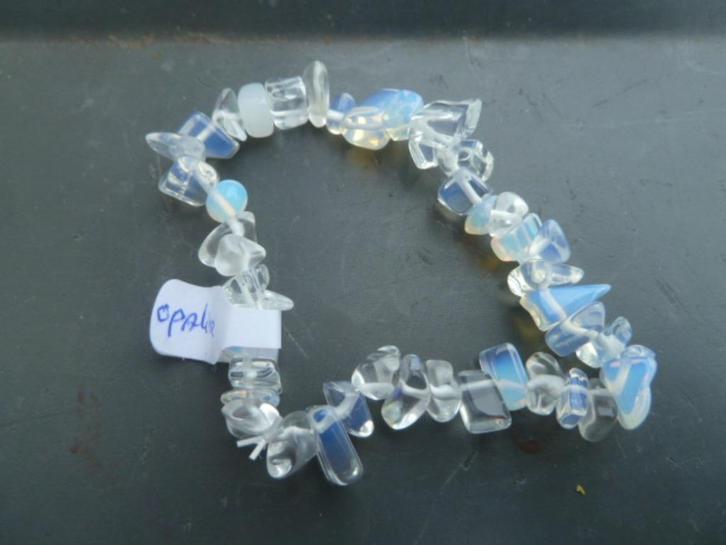 Armband Opaline, Sieraden, Tassen en Uiterlijk, Armbanden, Nieuw, Elastiek, Overige kleuren, Ophalen of Verzenden
