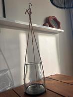 Glazen windlicht om op te hangen, Overige kleuren, Ophalen of Verzenden, Minder dan 50 cm, Glas