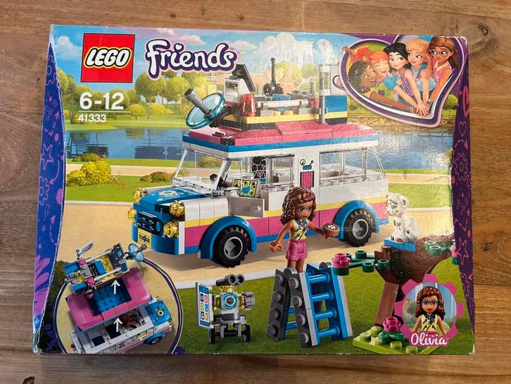 Lego Friends 41333 | Olivia’s Missievoertuig, Kinderen en Baby's, Speelgoed | Duplo en Lego, Zo goed als nieuw, Ophalen of Verzenden
