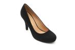 Stijlvolle dames pumps maat 43 – Zwart suède look – Slechts, Pumps, Nieuw, Ophalen of Verzenden, Andres Machado